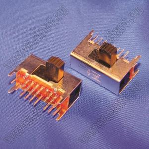 SK-42H03 переключатель движковый угловой 4P2T