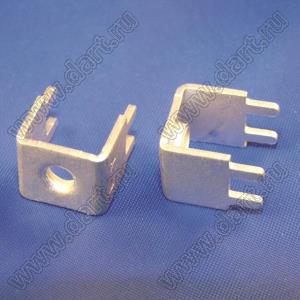 PCB-7(M4) терминал винтовой для пайки в печатную плату; M4x0,7; латунь луженая; 1мм