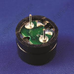 HC12G-2P излучатель звука без генераттора; F=600...5000Гц; R=8±2(Ом); Uном=1,5В; F=2048Гц; Ø12,0xH8,5мм