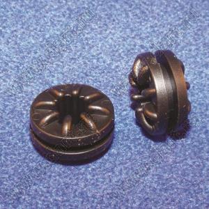 TGM-129 амортизатор под винт для жесткого диска; термопластичный эластомер; черный / синий