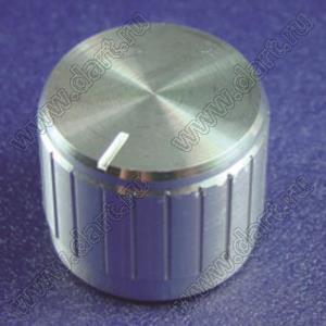 B140-21-17-6-B-SR2 (VB 21x17) ручка алюминиевая светлая с фаской; D=21,0мм; H=17,0мм; алюминий/пластик