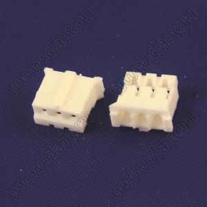 A2001-03Y (PH-3Y, MU-03F, PHR-3, HB-03, 51065-0300, DS1066-03MC) розетка на кабель; шаг 2,00мм; 3-конт.; нейлон-66; цвет натуральный