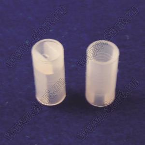 LEDS-8.5 держатель 3мм светодиода прямой на плату; нейлон-66 (UL); натуральный; A=8,5мм