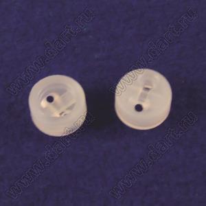LED-2 держатель светодиода прямой на плату; нейлон-66; натуральный; A=2,0мм