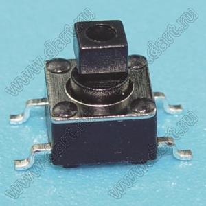 TD-0381X кнопка тактовая SMD; 6x6x3,6мм; шток2,4х2,4мм