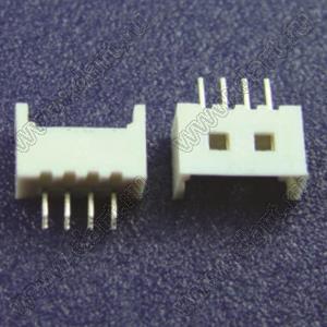 A1251-04A (PicoBlade™ MOLEX 53047-0410) вилка однорядная прямая на плату; шаг 1,25мм; 4-конт.