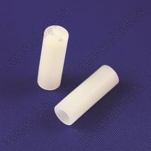 LED-15.5 держатель светодиода прямой на плату; нейлон-66; натуральный; A=15,5мм