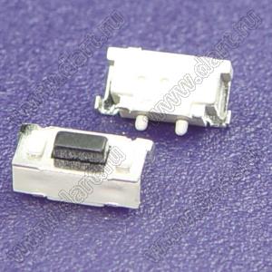 TD-15EA-Z (TST3635-250H, TS-017, KFC-A36-03) кнопка тактовая SMD угловая; 3,5x7,0x3,5мм; с направляющими в плату; 3,5x7,0x3,5мм; с направляющими в плату