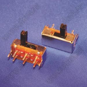 SK-22H07 переключатель движковый угловой 2P2T