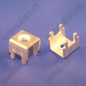 PCB-11(6-32) терминал винтовой для пайки в печатную плату; 6-32UNC; латунь луженая; 0,8мм