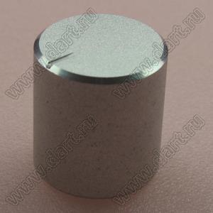 B152-15-16-6-B-SR3 (WB 15x16) ручка алюминиевая серебряная гладкая; D=15мм; H=16мм