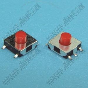 TD-07XD-X кнопка тактовая SMD экранированная; 6,2x6,2x8,0мм