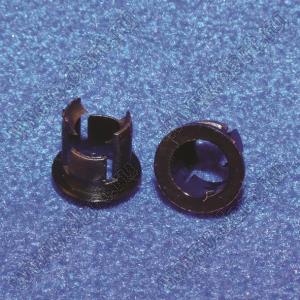 LED5-5 держатель 5мм светодиода на панель; черный; C=5,1мм; нейлон-66 (UL)