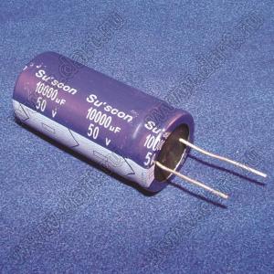 ECAP 10000uF/50V 2550 85C GPR конденсатор алюминиевый электролитический радиальный 10000мкФ/50; размер 2550; 85C; серия GPR; P12.0