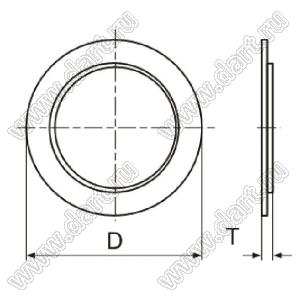 FT-20T-6,8A1 излучатель звука 6,8кГц  D20XT0,46