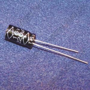 ECAP 330uF/100V 1325 конденсатор алюминиевый электролитический радиальный 330мкФ/100V; размер 1325