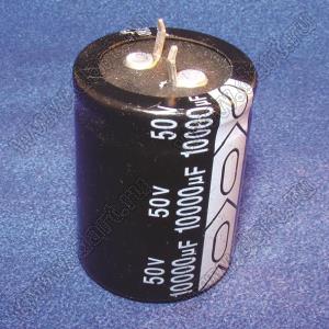 ECAP 10000uF/50V 3046 105C RH конденсатор алюминиевый электролитический радиальный; 10000мкФ; 50В; 30x46мм; P=10мм