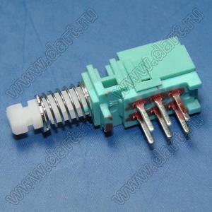 PS909N-22 (2P2T) переключатель кнопочный без фиксации