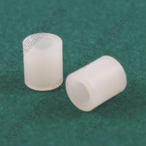 CYX LED-7G*8 стойка круглая D=7,0мм; d=4,2мм; A=8,0мм; нейлон-66 (94V-2); d=мм; D=мм; d=4,2мм; D=7,0мм; нейлон-66; натуральный; нейлон-66 (UL); нейлон-66 (UL)