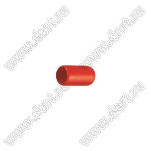 VCP02608R заглушка торца провода; d=2,6мм; L=8,0мм; t=0,8мм; красный
