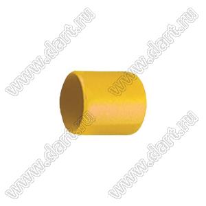 VCP07613Y заглушка торца провода; d=7,6мм; L=13,0мм; t=1,0мм; желтый