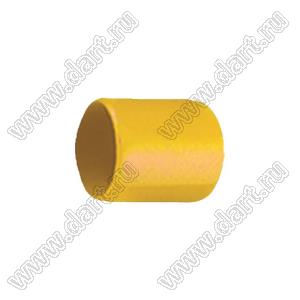 VCP08515Y заглушка торца провода; d=8,5мм; L=15,0мм; t=1,0мм; желтый