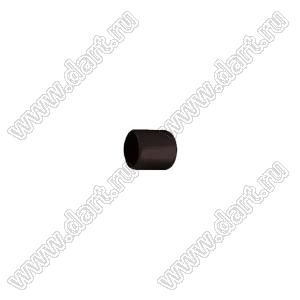 VCP02655BK заглушка торца провода; d=2,6мм; L=5,5мм; t=0,8мм; черный