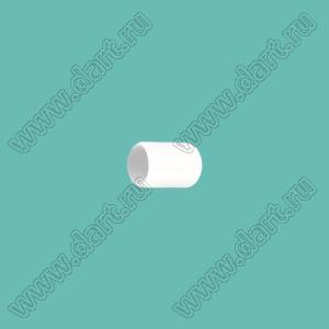 VCP02607W заглушка торца провода; d=2,6мм; L=7,0мм; t=0,8мм; белый