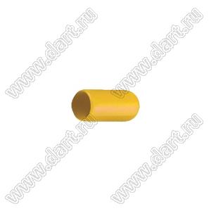 VCP03210Y заглушка торца провода; d=3,2мм; L=10,0мм; t=0,8мм; желтый