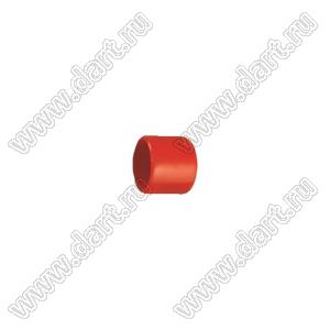 VCP04006R заглушка торца провода; d=4,0мм; L=6,0мм; t=0,8мм; красный