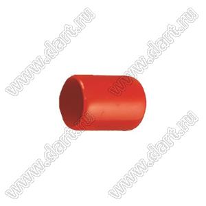 VCP06513R заглушка торца провода; d=6,5мм; L=13,0мм; t=1,0мм; красный