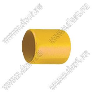 VCP09516Y заглушка торца провода; d=9,5мм; L=16,0мм; t=1,0мм; желтый