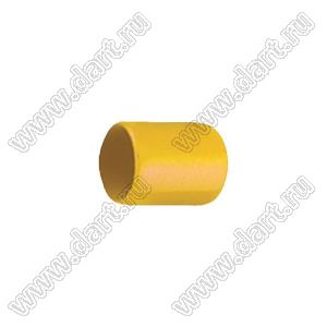 VCP06012Y заглушка торца провода; d=6,0мм; L=12,0мм; t=1,0мм; желтый