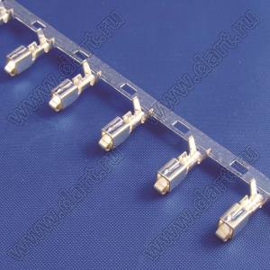 2114T (VHL, VH-T, MV-396™ Molex 0359228011, SVH-21T-P1.1) контакт для розетки 2114 на кабель (терминал); шаг 3,96мм; AWG# 18/20; латунь луженая; пластик