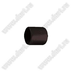 VCP05710BK заглушка торца провода; d=5,7мм; L=10,0мм; t=1,0мм; черный