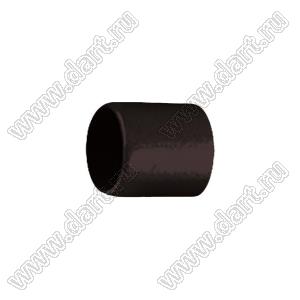 VCP07613BK заглушка торца провода; d=7,6мм; L=13,0мм; t=1,0мм; черный