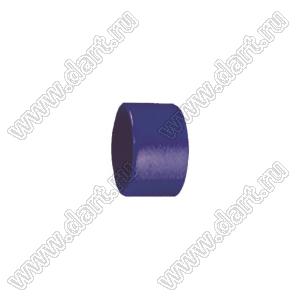 VCP07608B заглушка торца провода; d=7,6мм; L=8,0мм; t=1,0мм; синий