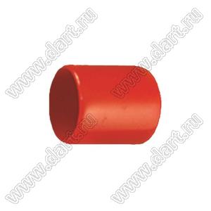 VCP09516R заглушка торца провода; d=9,5мм; L=16,0мм; t=1,0мм; красный