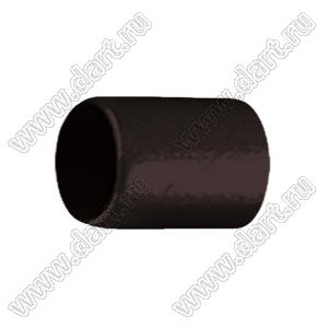 VCP10020BK заглушка торца провода; d=10,0мм; L=20,0мм; t=1,2мм; черный