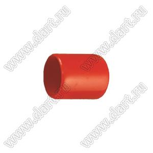 VCP07013R заглушка торца провода; d=7,0мм; L=13,0мм; t=1,0мм; красный