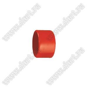 VCP07608R заглушка торца провода; d=7,6мм; L=8,0мм; t=1,0мм; красный