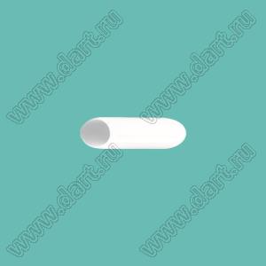 VCP02012W заглушка торца провода; d=2,0мм; L=12,0мм; t=0,8мм; белый
