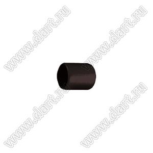 VCP04008BK заглушка торца провода; d=4,0мм; L=8,0мм; t=0,8мм; черный