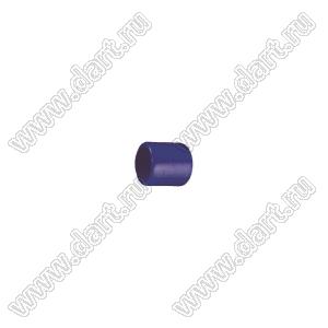 VCP02655B заглушка торца провода; d=2,6мм; L=5,5мм; t=0,8мм; синий