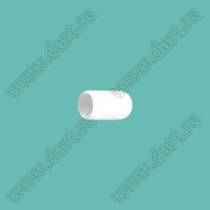VCP02608W заглушка торца провода; d=2,6мм; L=8,0мм; t=0,8мм; белый