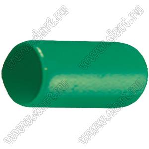 VCP14035G заглушка торца провода; d=14,0мм; L=35,0мм; t=1,2мм; зеленый
