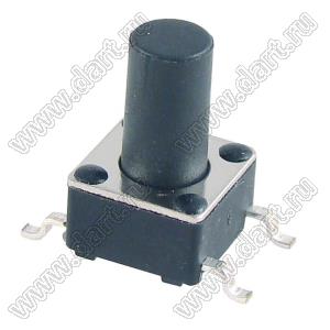 TD-03XE-X (IT-1102WD) кнопка тактовая для поверхностного (SMD) монтажа; 6,0x6,0x9,5мм