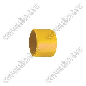 VCP08010Y заглушка торца провода; d=8,0мм; L=10,0мм; t=1,0мм; желтый