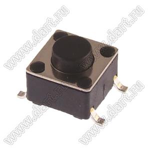 TD-06XA-X T/R кнопка тактовая SMD; 6,0x6,0x5,0мм