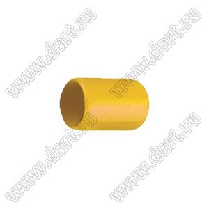 VCP05713Y заглушка торца провода; d=5,7мм; L=13,0мм; t=1,0мм; желтый